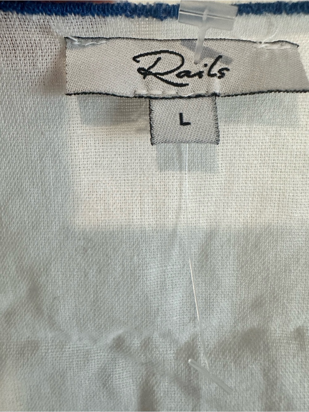 Rails Venice Embroidered Cotton-Linen Top - EUC - Picture 9 of 10